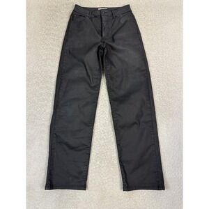 We The Free Womens The Pacifica High Rise Slim Straight Leg Jeans‎ Black Size 28